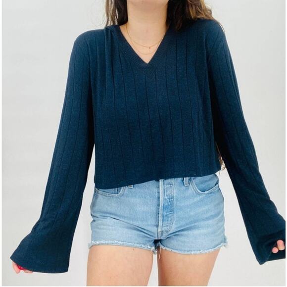 Athleta Ribbed Cropped Hoodie NWOT Size XS - Picture 1 of 7